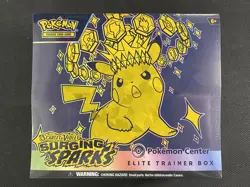 Pokemon Cards Sealed ETB Pokemon Center Exclusive Surging Sparks S&V - Image 1