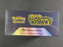 Pokemon Cards Sealed ETB Pokemon Center Exclusive Surging Sparks S&V - Image 2