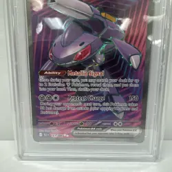 GENESECT EX PSA 10 2025 POKEMON BLACK BOLT #161/086 BLK EN ULTRA RARE 3727 - Image 3