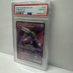 GENESECT EX PSA 10 2025 POKEMON BLACK BOLT #161/086 BLK EN ULTRA RARE 3727 - Image 4