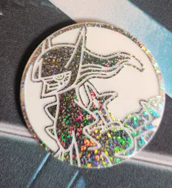 Pokemon Jumbo Coin Arceus White/Sparkle NM - Image 1