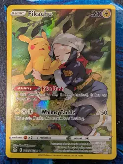 Pikachu TG05/TG30 Holo Lost Origin Trainer Gallery Pokemon NM - Image 1