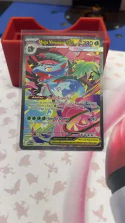 Mega Venusaur EX SIR 177/132 Mega Evolution English pokemon TCG Near Mint Card - Image 1