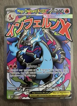 Mega Charizard X ex MEP 023 Black Star Promo Holo Pokemon TCG - Image 1