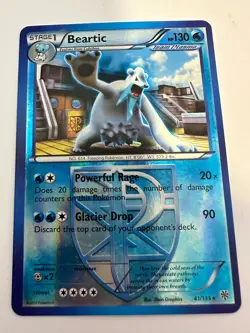 Beartic 41/135 Reverse Holo Plasma Storm Pokemon Card Near Mint - Image 1