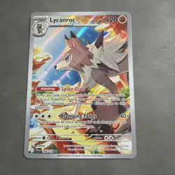 Lycanroc Full Art IR 166/159 Pokemon TCG Journey Together Illustration Rare NM A - Image 1