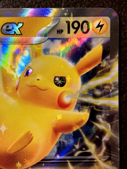 Pikachu ex Holo 001/021 Pokemon Card Japanese 2023 Starter Set Near Mint - Image 4