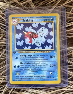 Seaking 1st Edition 37/64 MP Neo Revelation Regular Uncommon Pokemon TCG - Image 1