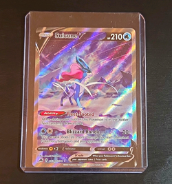 Pokemon Suicune V GG38/GG70 Crown Zenith Galarian Gallery Full Art Holo - Image 1