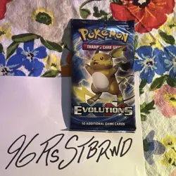 Pokemon XY Evolutions Booster Pack Raichu Art SEALED - Image 1