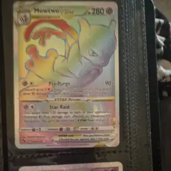 Pokemon TCG Mewtwo VSTAR Secret Rare Holo Pokemon GO 079/078 280 HP ENG - Image 1