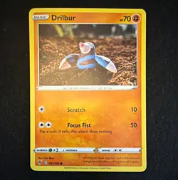 Drilbur 091/185 Vivid Voltage Common Reverse Holo 70 HP EN Pokemon TCG - Image 1