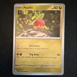 Applin 138/191 Surging Sparks Common Regular 40 HP EN Pokemon TCG - Image 1