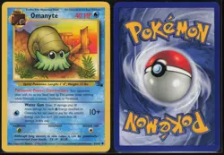 Omanyte 52/62 Fossil Unlimited Common Near Mint Himeno - Image 1