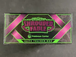 Pokemon Cards Sealed ETB Pokemon Center Exclusive Shrouded Fable S&V - Image 2