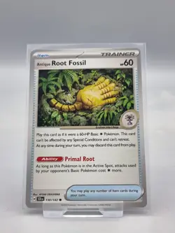 Antique Root Fossil - Uncommon Card - Stellar Crown - Pokemon TCG - 130/142 - Image 1
