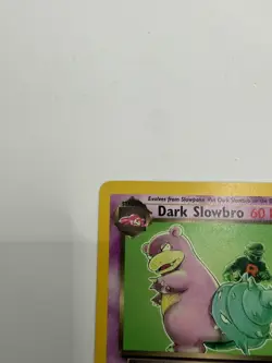 Pokemon TCG Dark Slowbro 29/82 Non-Holo Card Vintage LP - Image 3