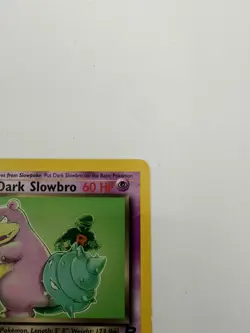 Pokemon TCG Dark Slowbro 29/82 Non-Holo Card Vintage LP - Image 4