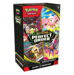 Pokemon TCG: Mega Evolution-Perfect Order Booster Bundle (6 Packs) New Sealed! - Image 1