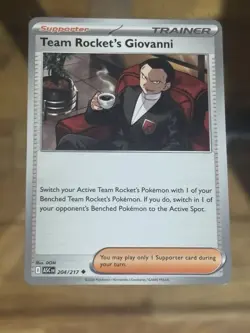 Team Rocket's Giovanni 204/217 Ascended Heroes Pokemon Card - Image 1
