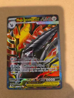 Mega Excadrill Ex - Pokemon - Pitch Black - Card #103/084 - Ultra Rare - NM - Image 1