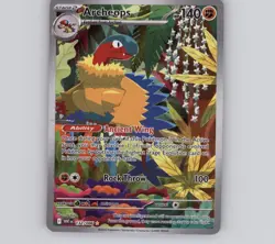 Archeops 132/086 Holo Illustration Rare White Flare DAMAGED Pokemon - Image 1