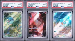 PSA 10 Pokemon card Bulbasaur Charmander Squirtle AR Pokemon 151 SV2a Japanese - Image 1