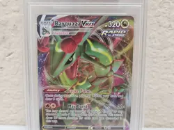 RAYQUAZA VMAX POKEMON HOLO EVOLVING SKIES 111/203 2021 PSA 10 GEM MT - Image 4