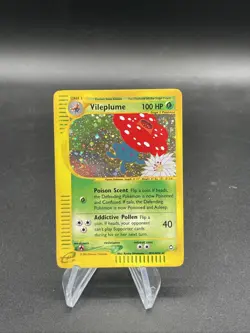 Vileplume H31/H32 Aquapolis 2002 Rare Holo Vintage E-Reader Pokemon Card - Image 1