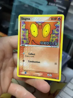 Slugma 74/107 EX Deoxys 2005 Reverse Holo Pokemon Card - Image 4