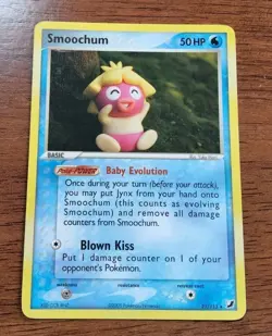 Pokemon TCG Smoochum EX Unseen Forces rare 31/115 2005 Yuka Morii NM - Image 1
