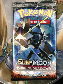 Pokemon "Burning Shadows" 10-Card Sealed Booster Pack (Necrozma) X1 - Image 1