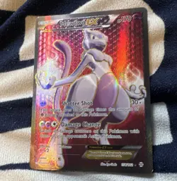 Pokemon Mewtwo EX Full Art Holo 158/162 Breakthrough Ultra Rare (EN) - Image 1