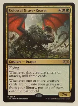 Colossal Grave-Reaver - Commander: Tarkir: Dragonstorm: MTG - Image 1