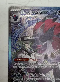 Pokemon TCG N's Zoroark Ex SIR 286/217 Ascended Heroes English NM - Image 2