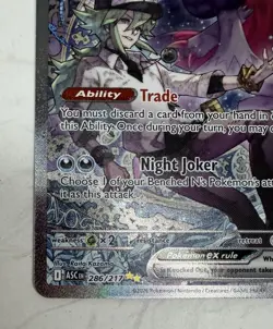 Pokemon TCG N's Zoroark Ex SIR 286/217 Ascended Heroes English NM - Image 3