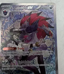 Pokemon TCG N's Zoroark Ex SIR 286/217 Ascended Heroes English NM - Image 5