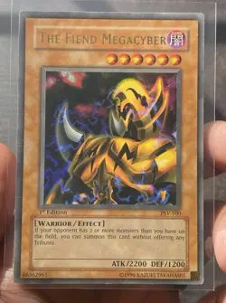 Yugioh The Fiend Megacyber Pharaoh's Servant Ultra Rare 1st Edition PSV-100 LP - Image 1