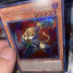 Yugioh ! Gladiator Beast Noxious BLLR-EN021 Secret Rare - Image 3
