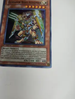 Gladiator Beast Alexander GLAS-EN017 Super Rare 1st Ed Yu-Gi-Oh Gladiators Assau - Image 3