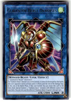 Yugioh - Gladiator Beast Dragases (Rare) (Unlimited) - CYHO-EN099 NM - Image 1