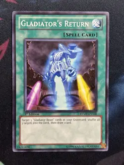 YuGiOh! - Gladiator’s Return RYMP-EN108 Common 1st Edition Lightly Played - Image 1
