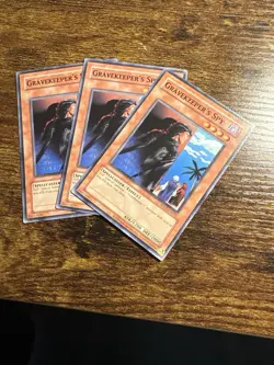 x3 Gravekeeper's Spy RP02-EN075 Retro Pack 2 Mint Playset - Image 1