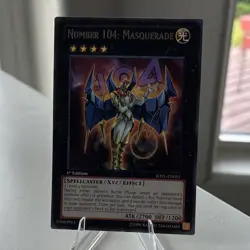 Konami Yu-Gi-Oh! Number 104: Masquerade JOTL-EN055 1st Ed Rare - Image 1
