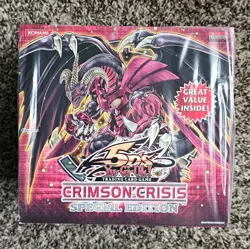 YUGIOH • 5DS CRIMSON CRISIS SPECIAL EDITION • BOOSTER BOX • UPPER DECK • SEALED - Image 1