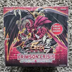 YUGIOH • 5DS CRIMSON CRISIS SPECIAL EDITION • BOOSTER BOX • UPPER DECK • SEALED - Image 2