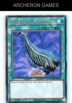 Harpie's Feather Duster Ultra Rare YUGIOH Card - Image 1