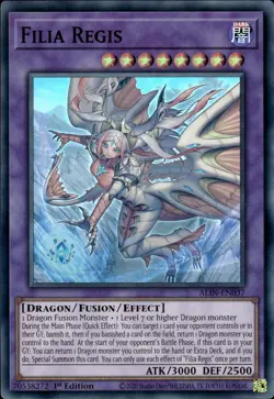 Filia Regis - Super Rare 1st Edition ALIN-EN037 - NM - YuGiOh - Image 1