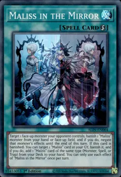 Maliss In The Mirror - Super Rare 1st Edition ALIN-EN064 - NM - YuGiOh - Image 1