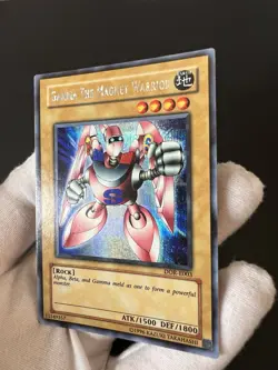 Yu-Gi-Oh! Gamma the Magnet Warrior DOR-E003 Prismatic Secret Rare LP - Image 2